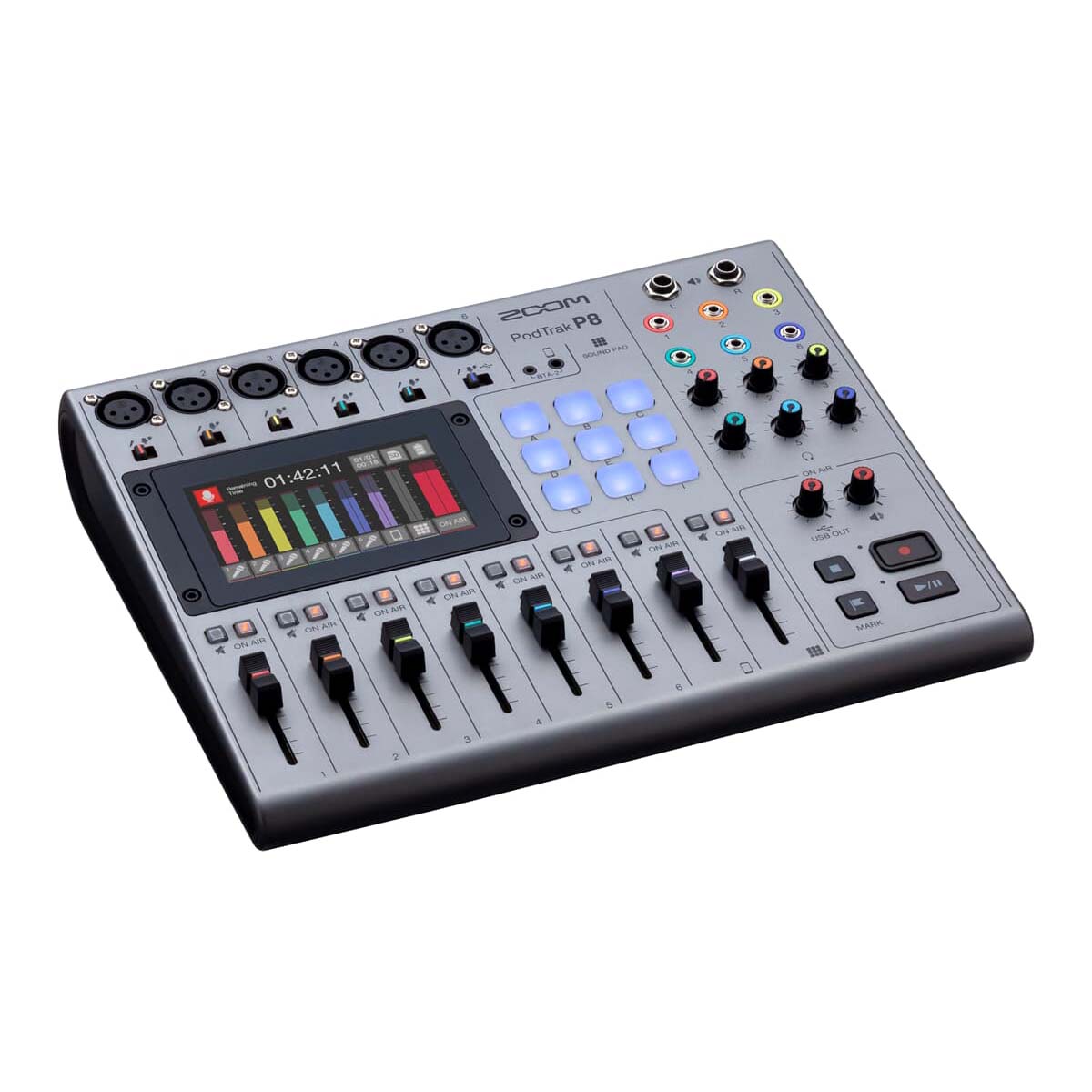 ZOOM PodTrak P8 - Podcast multitrack recorder