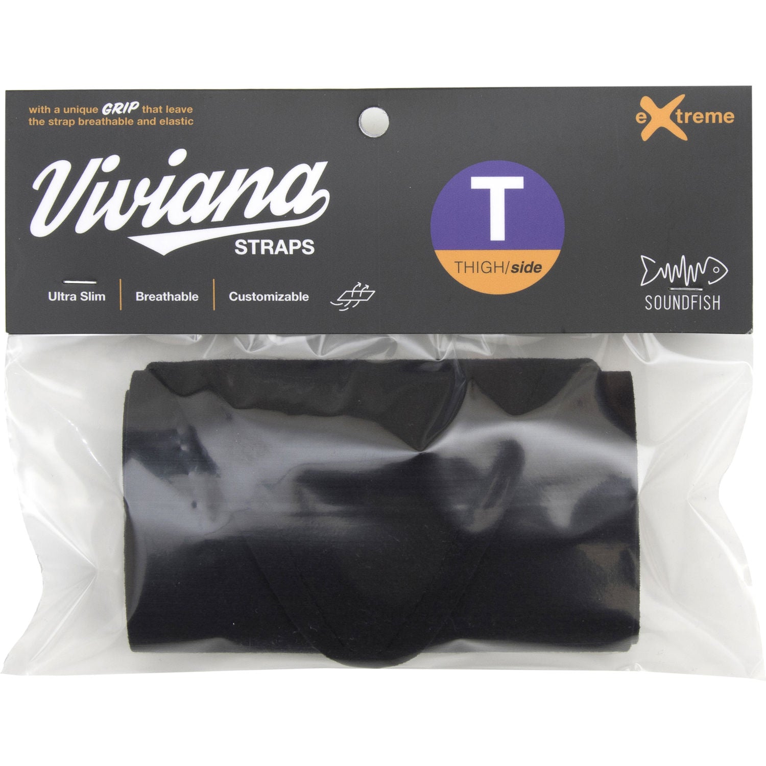 Viviana Side ремък за бедро Extreme - черно