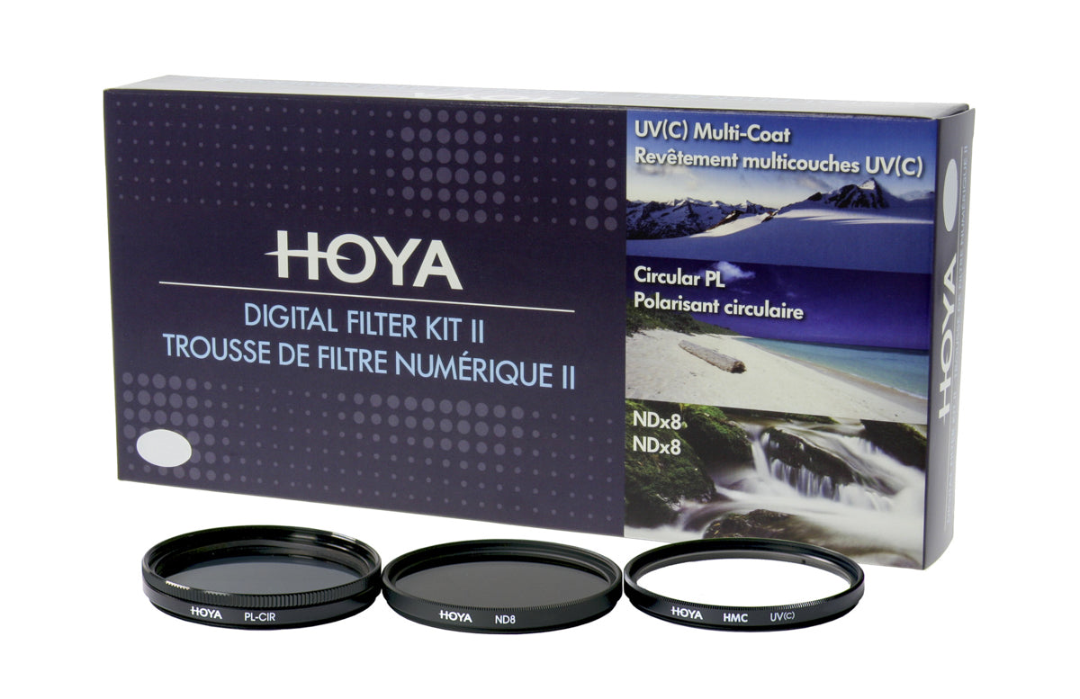 Комплект филтри Hoya 58mm DIGITAL FILTER KIT 2 - UV, CPL и ND8 филтри