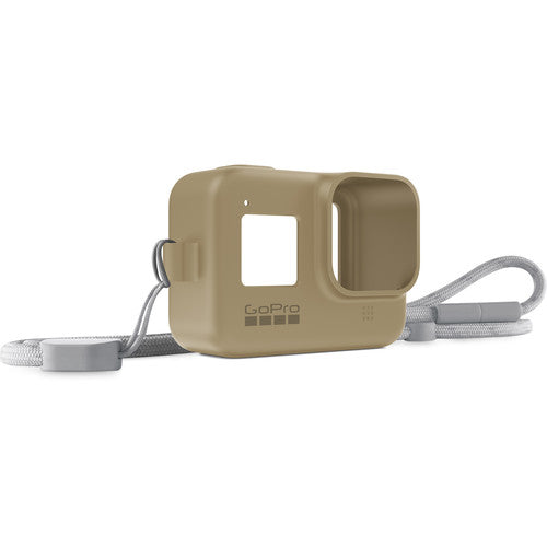 GoPro Silicone Sleeve and Adjustable Lanyard Kit for GoPro HERO8 (Sand)