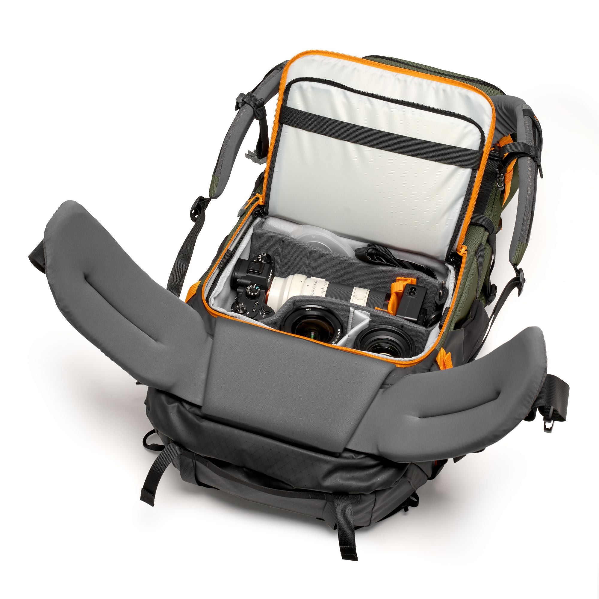 Раница Lowepro PhotoSport PRO 70L AW IV (S-M) - Тъмно зелен