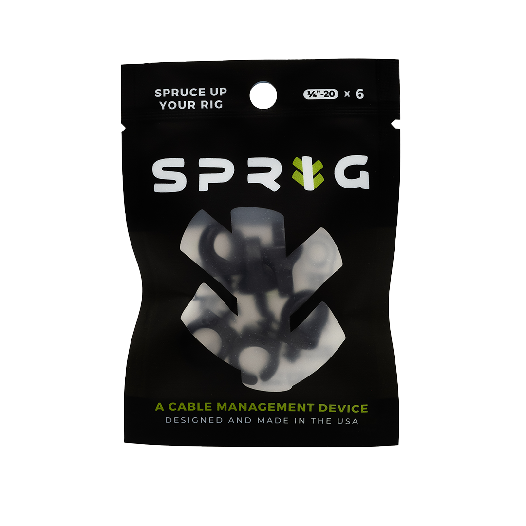 Sprig Cable Management Device 1/4 - 6 pc.