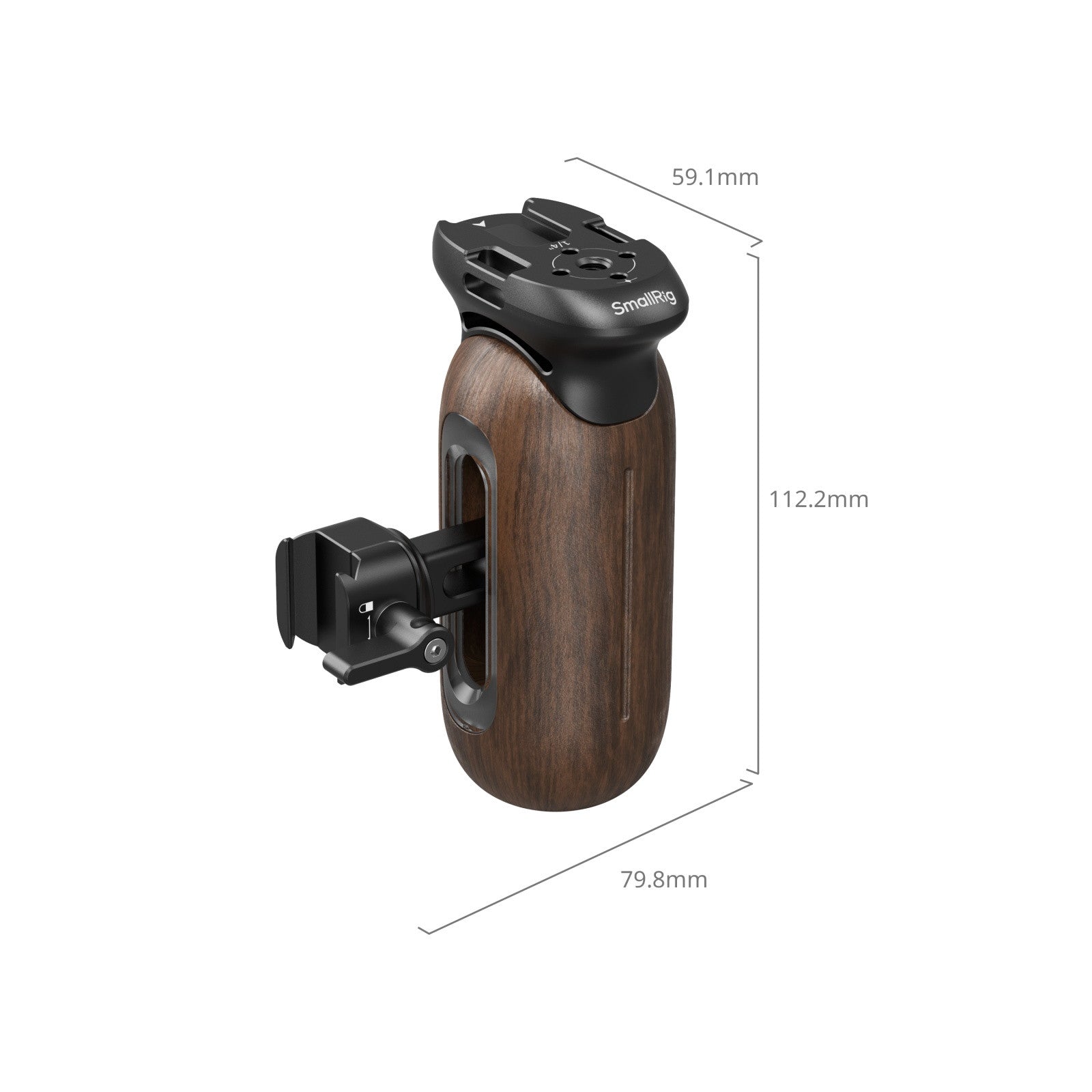 Дървена странична ръкохватка с NATO SmallRig 5239