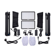 Комплект от 2 диодни панела Amaran Pano 60c RGBWW Charcoal