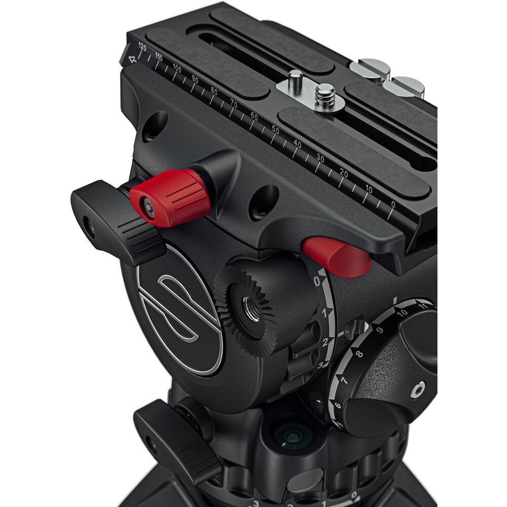 Видео статив Sachtler System aktiv6 flowtech75 MS Карбонов комплект със система за бързо разпъване