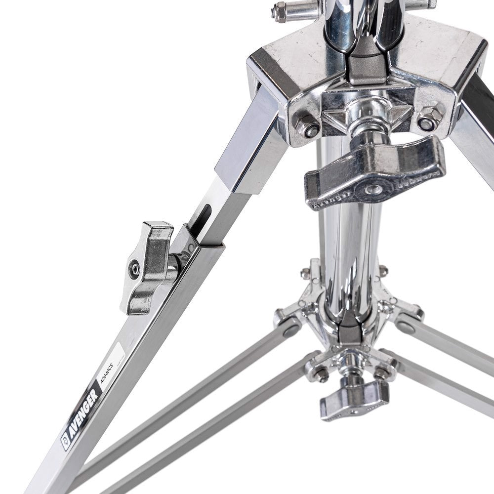 Статив за осветление Мanfrotto Avenger Baby Steel Stand 40 - с нивелиращ крак - хромирана стомана