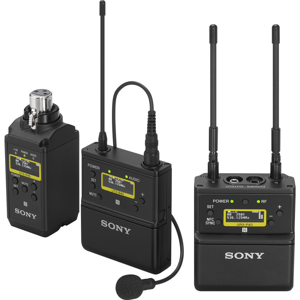 Sony UWP-D26/K21 Wireless Dual Set (Bulk) (plug-on transmitter, receiver, and bodypack transmitter) 470.025 MHz - 542.000 MHz