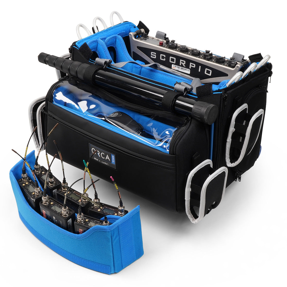 ORCA OR-334 Audio Bag for SOUND DEVICES SCORPIO, ZAXCOM DEVA 24 and similar