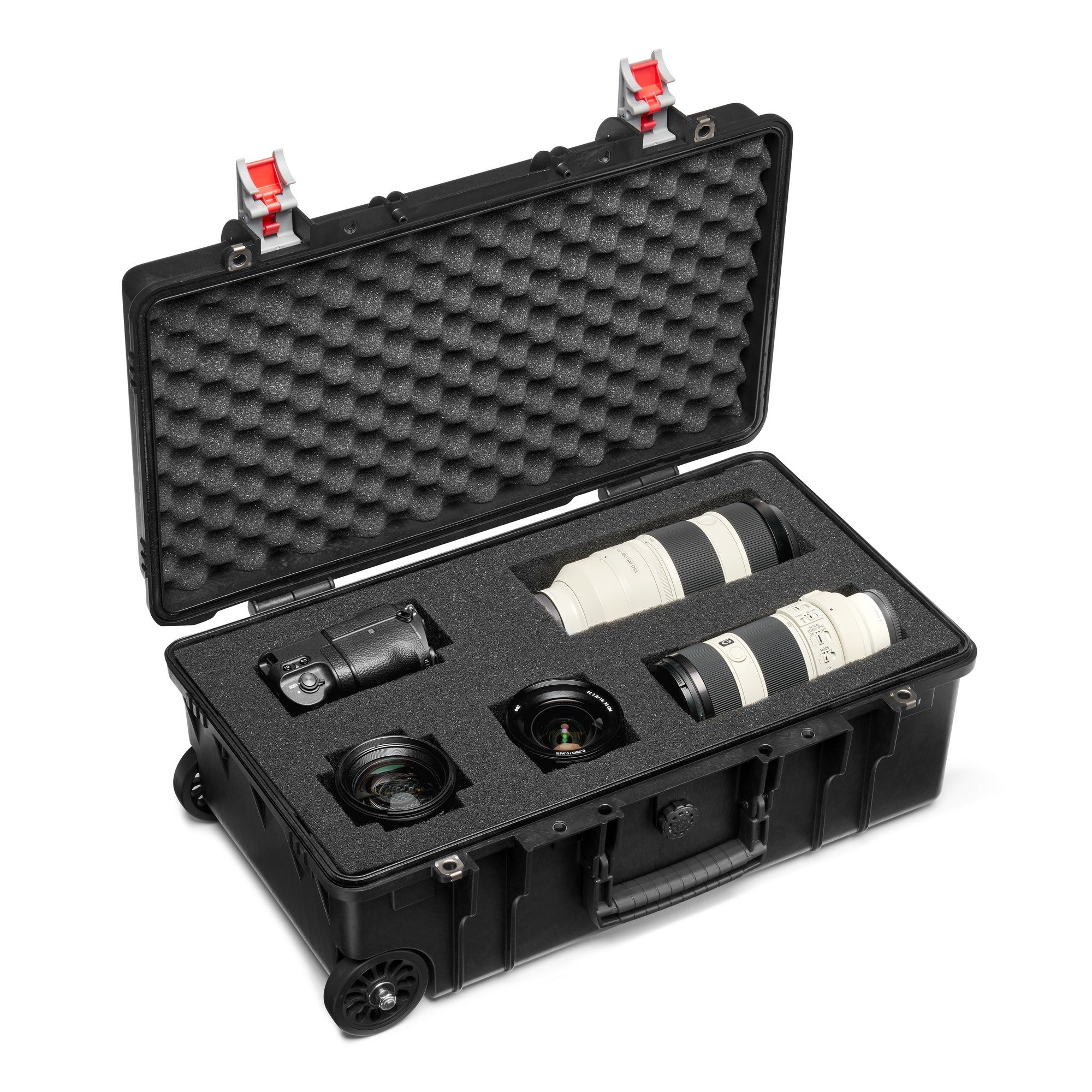 Твърд куфар с колелца Manfrotto PRO light Reloader Tough-55 HighLid с пяна на кубчета - IP67