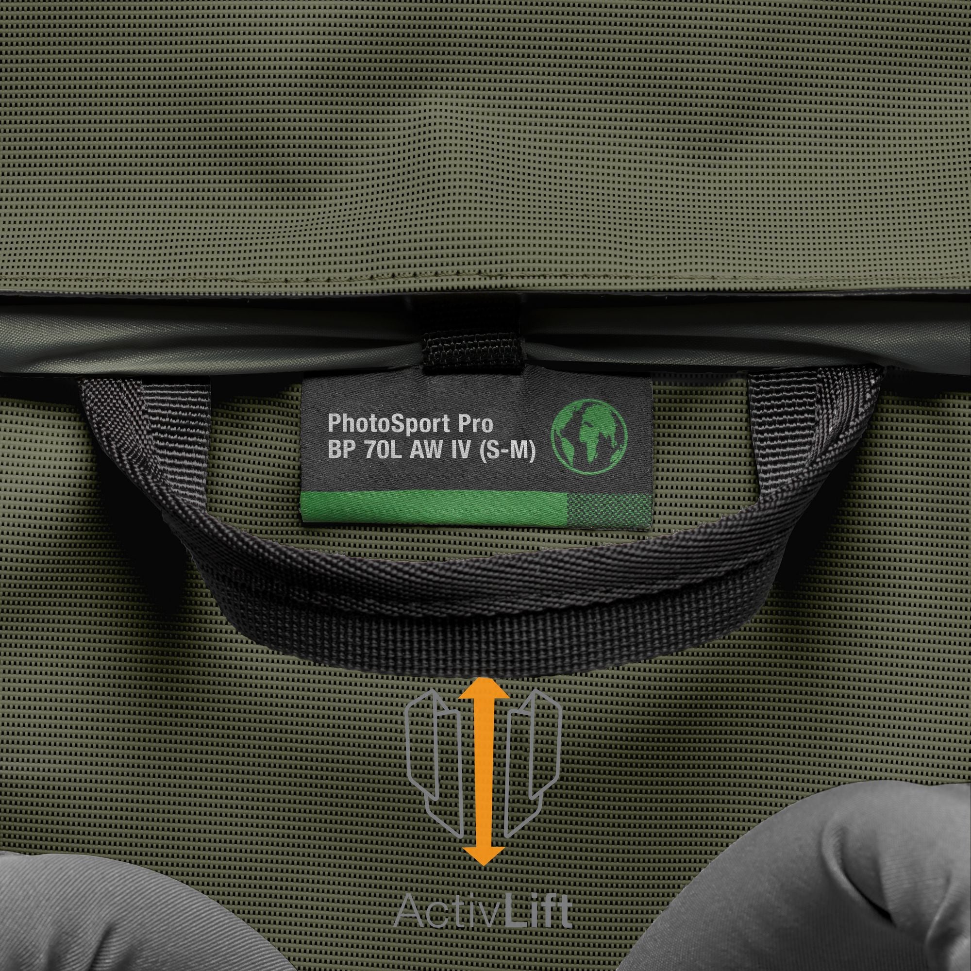 Раница Lowepro PhotoSport PRO 70L AW IV (S-M) - Тъмно зелен