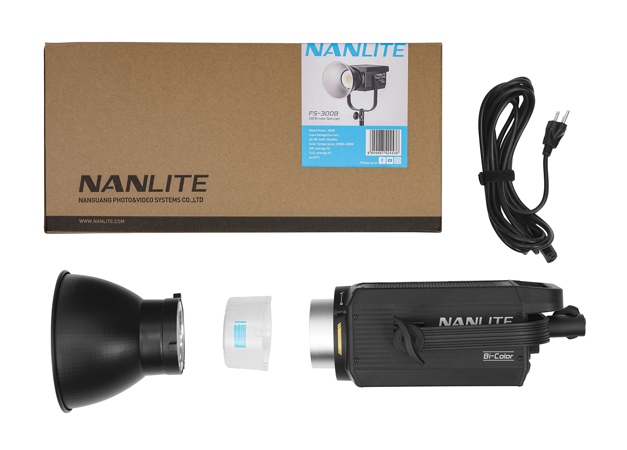 Nanlite FS-300B LED Bi-color Spot light