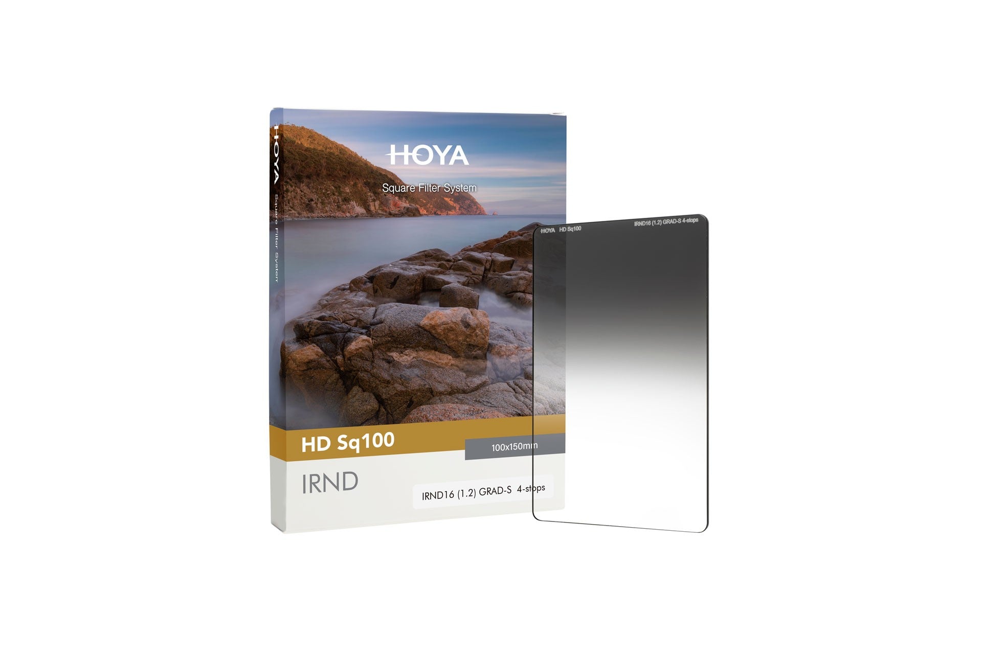 Правоъгълен градиентен ND филтър Hoya Sq100 IRND8 (1.2) GRAD-S - 0 до 4 стопа 100x150