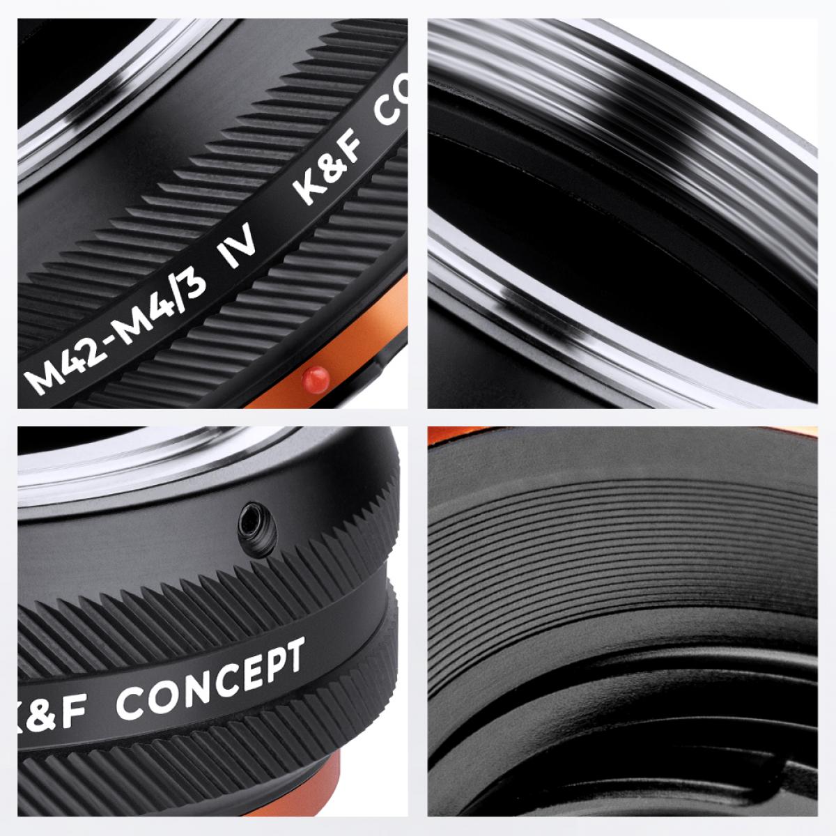Преходник за обективи  M42 към M4/3 mount K&F Concept