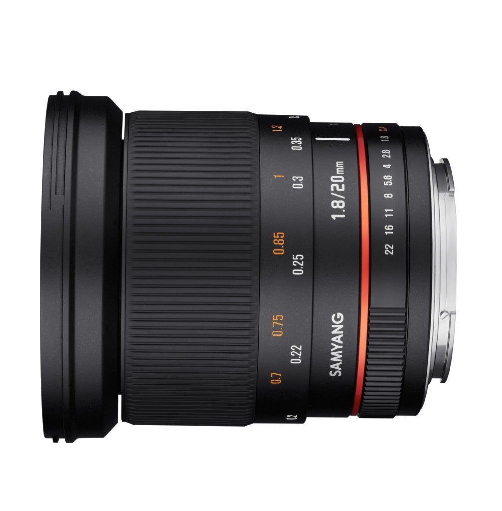 Обектив Samyang 20mm f1.8 ED AS UMC за MFT
