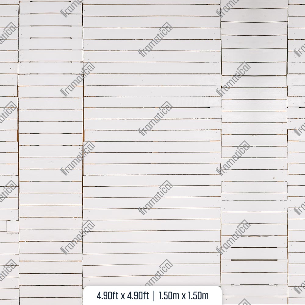 Подова подложка - White Coastal Wood Boardwalk  - 1.50m x 1.50m