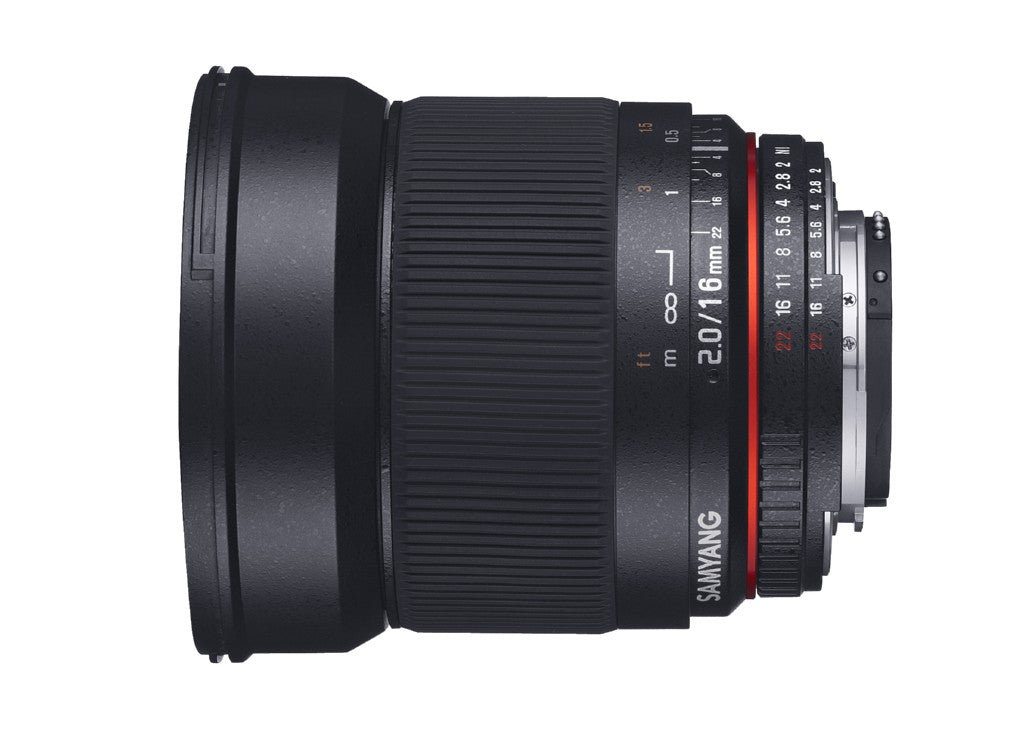 Обектив Samyang 16mm f2.0 ED  AS UMC CS за MFT
