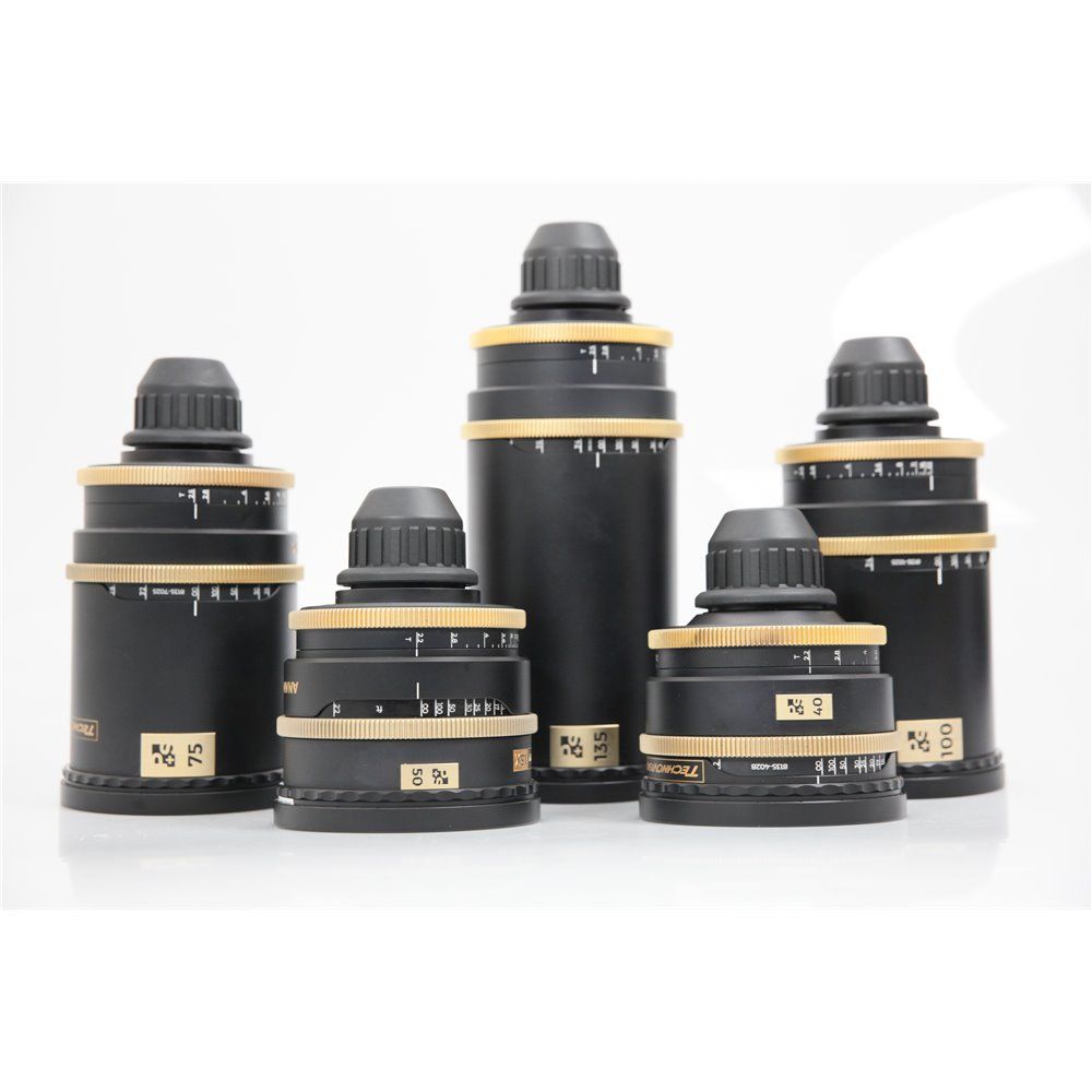 Комплект 5 обектива P+S Technik Technovision 1.5x Anamorphic (Ползвани)