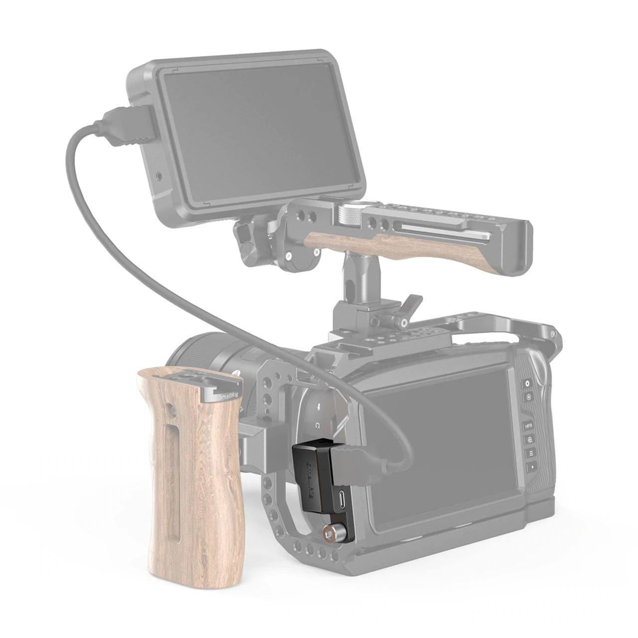 HDMI & Type-C Right-Angle Adapter for BMPCC 4K Camera Cage AAA2700