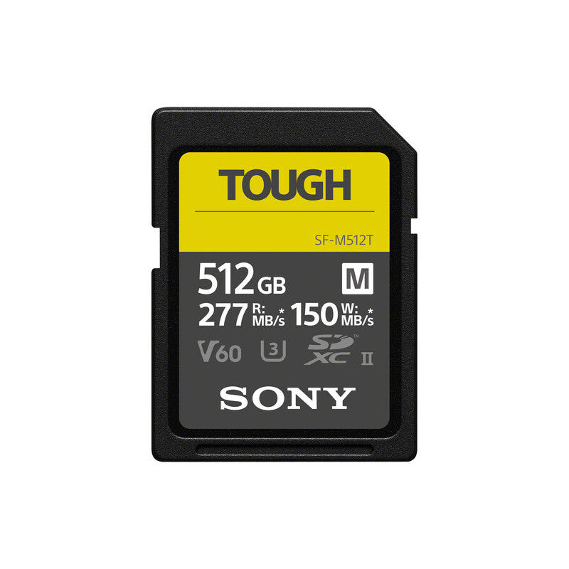 SD Memory Card Sony 512GB UHS-II SF-M512 TOUGH (R:277 W:150)