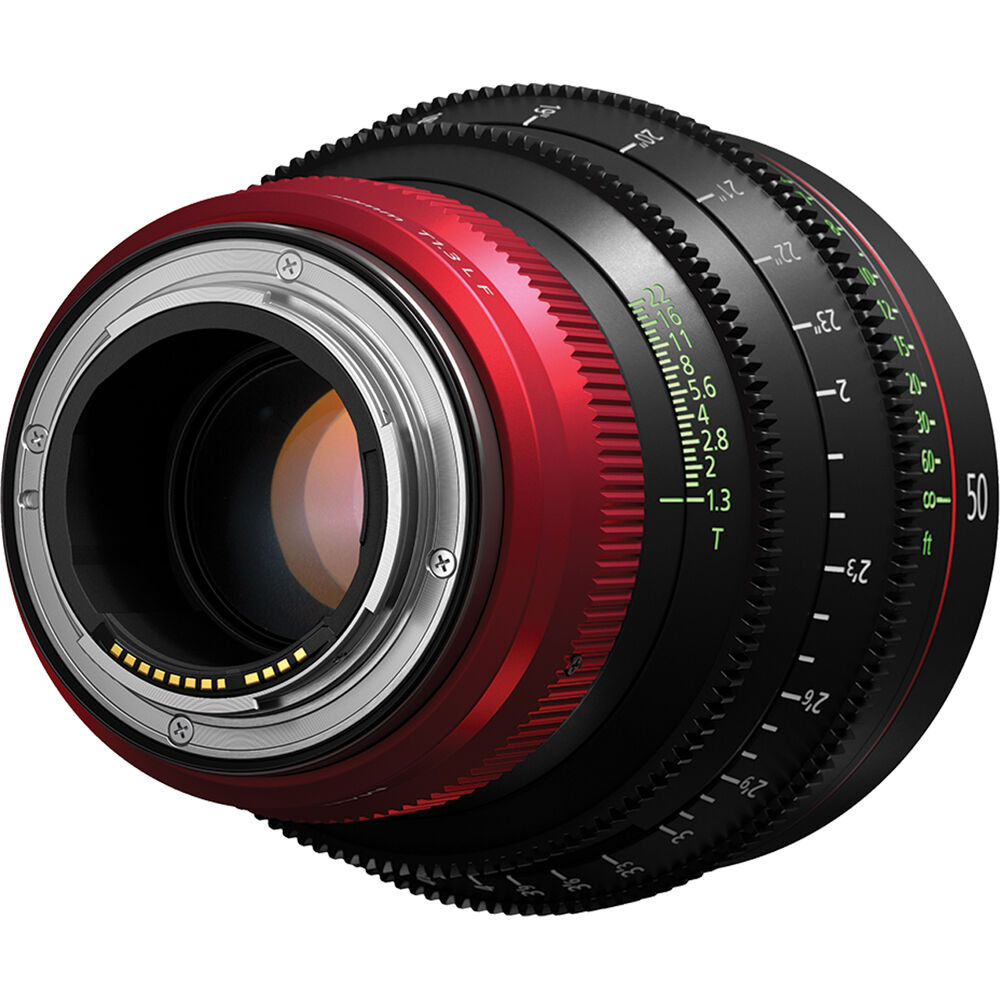Cine Lens Canon CN-R 50mm T1.3 L F (Metric)
