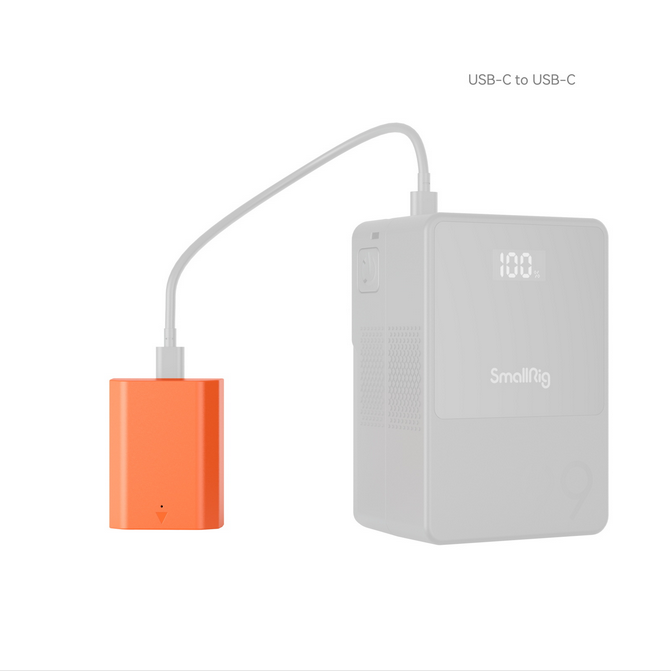 SmallRig NP-FZ100 USB-C акумулаторна батерия за фотоапарат (Оранжев)