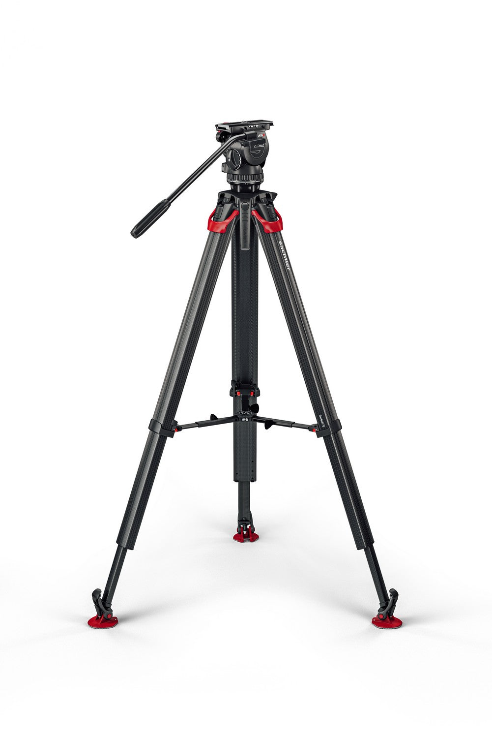 Видео статив комплект Sachtler System aktiv8 flowtech75 MS карбонов със система за бързо разпъване