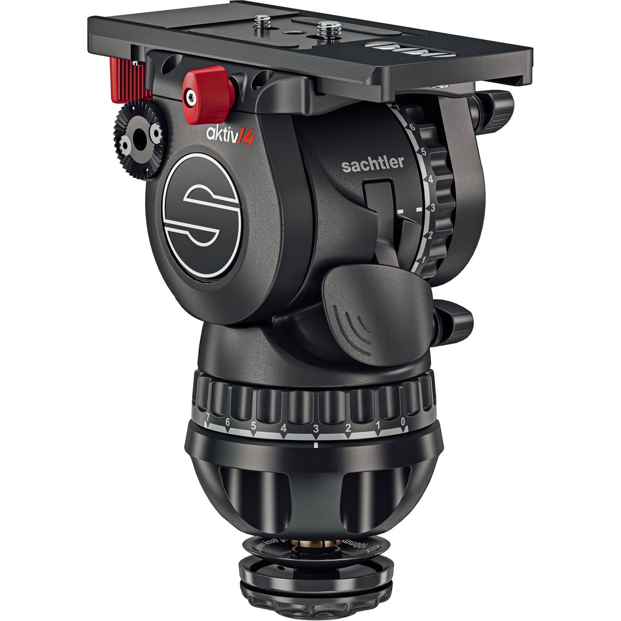 Видео статив комплект Sachtler System aktiv14T flowtech100 GS карбонов със система за бързо разпъване
