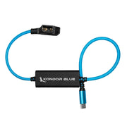 Kondor Blue 16in D-Tap to USB-C Power Delivery Cable for Mirrorless Cameras & Laptops