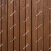 Vertical Medium Brown Wood Mat Floor - 3.00m x 1.50m