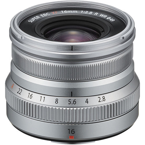 Обектив FUJIFILM XF 16mm f2.8 R WR (Сребърен) за Fujifilm