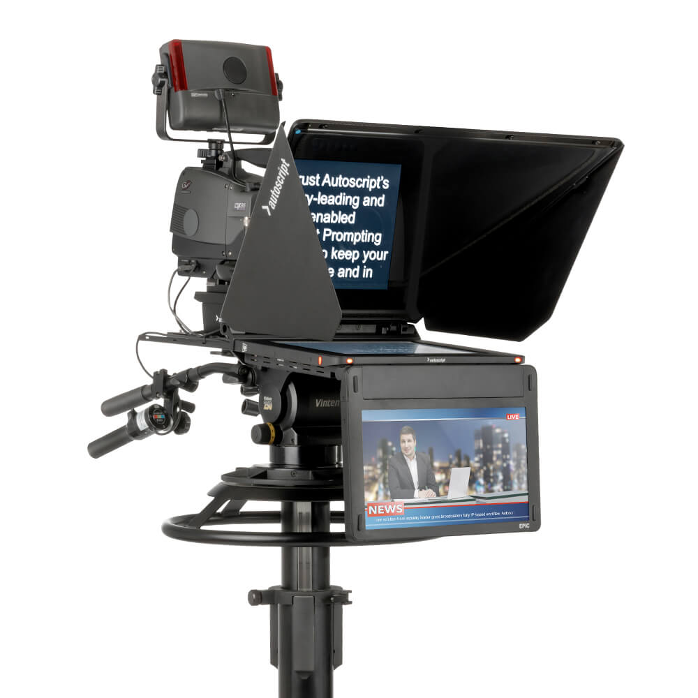 Телепромптер Autoscript EPIC-IP Portable On-Camera Package with 15 inch Prompt Monitor & 15 inch Talent Monitor