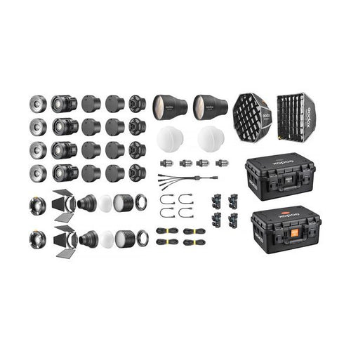 4 light led kit Godox Knowled MS60R