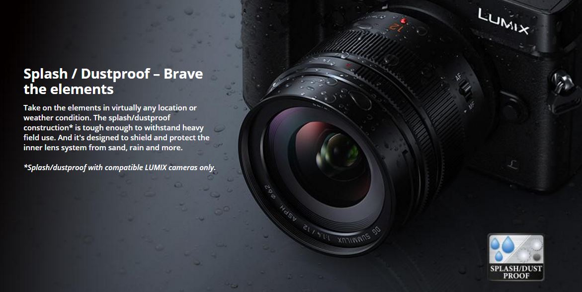 Обектив Leica DG Summilux 12mm f1.4 Asph - Черен