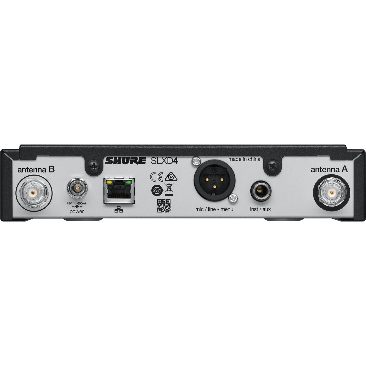 Безжична система Shure SLXD24E/B58-H56(518-562 MHz) с ръчен микрофон и капсула BETA58-суперкардиод