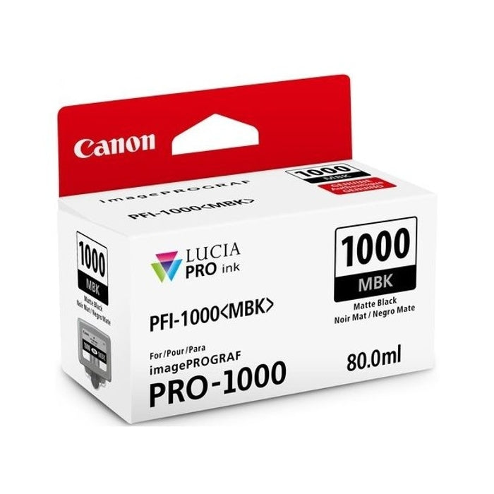 Консуматив Canon - мастилница PFI-1000 MBK Matte Black Ink Tank 80ml