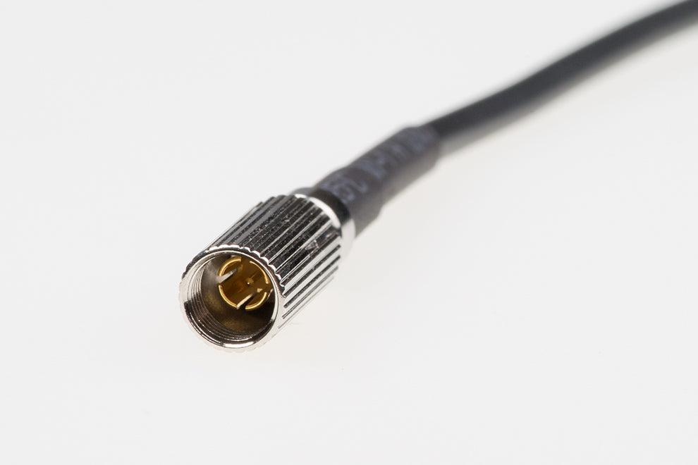 Male connector DIN 1.0/2.3 Crimp plug, Screw-on