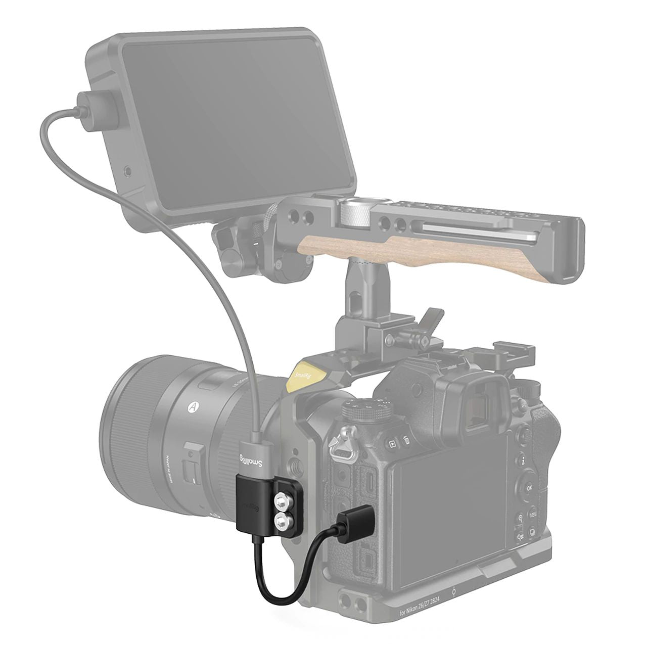 HDMI към mini HDMI адаптер за закрепяне на клетка - SmallRig 3020