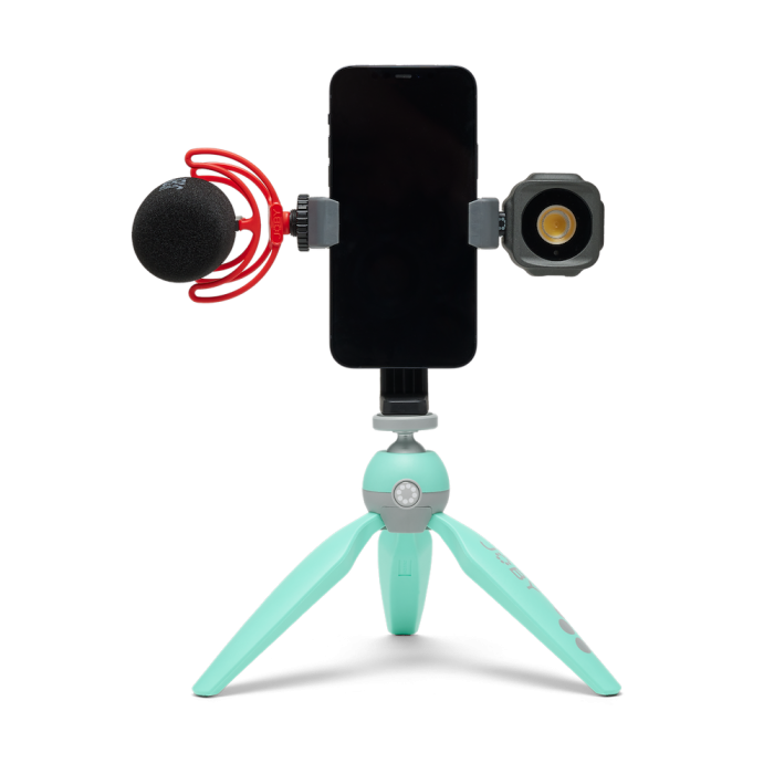 Комплект Joby HandyPod 2 с държач за телефон и екшън камера - Тюркоаз (Teal)