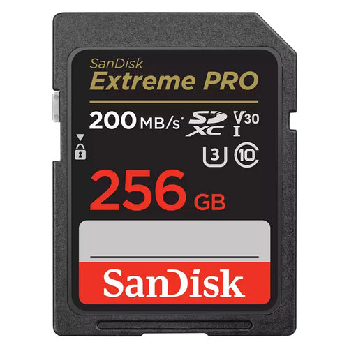 SD Карта памет SanDisk Extreme Pro SDXC 256GB - 200MB/s V30 UHS-I U3