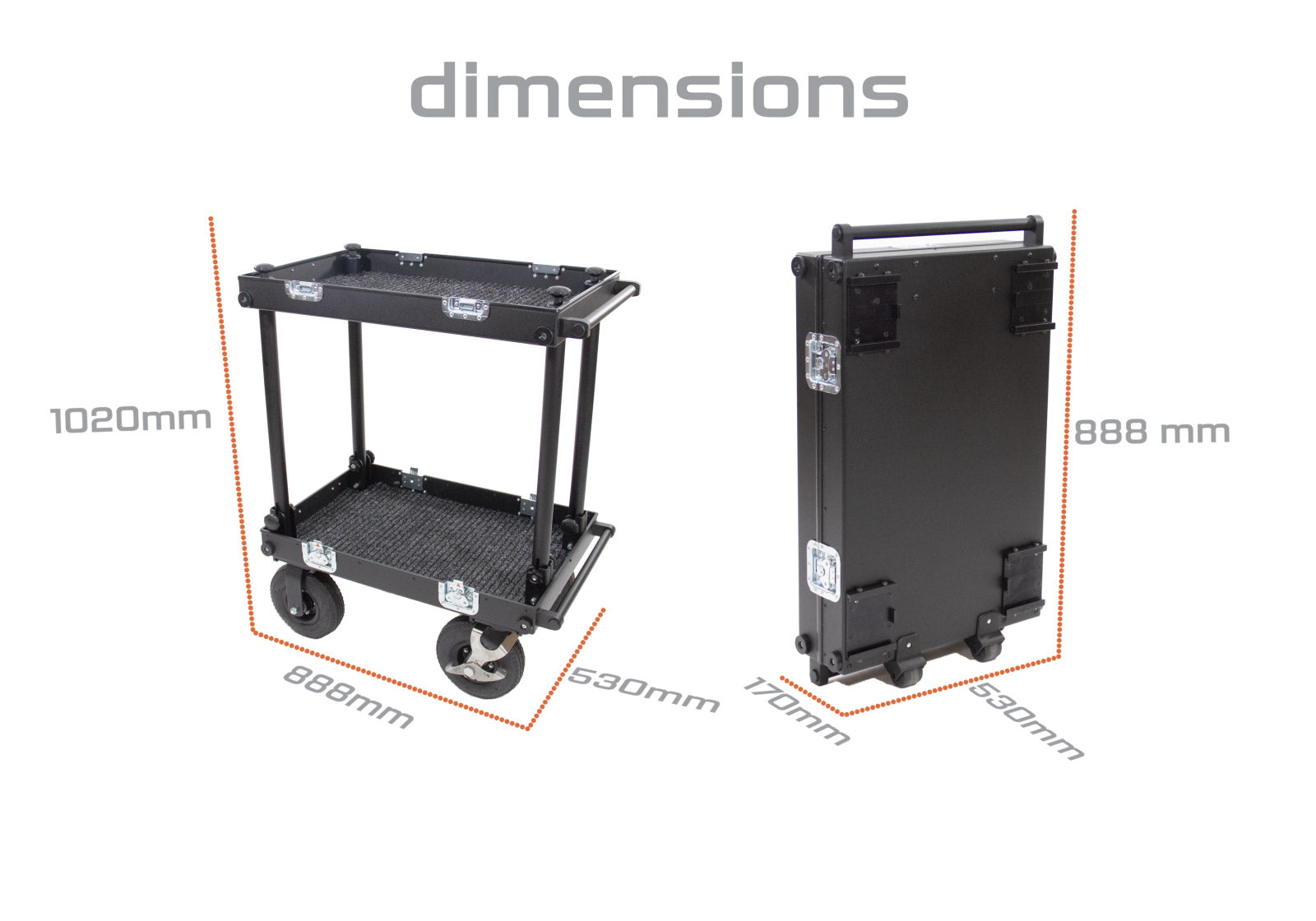 Двуетажна количка Filmcart Smartone Micro Plus Upgraded