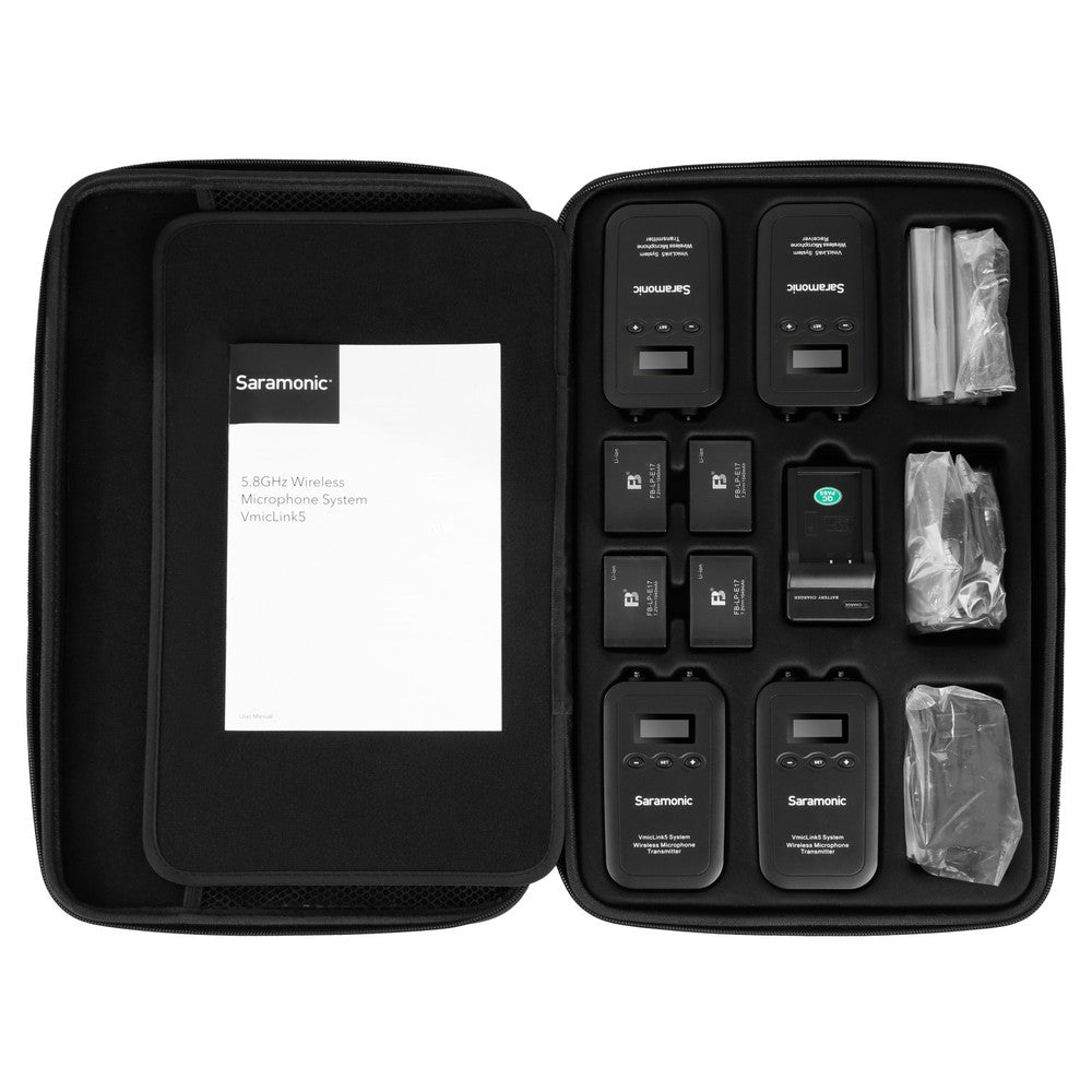 Saramonic Vmiclink5 5.8Ghz Shf Wireless Lavalier Microphone System