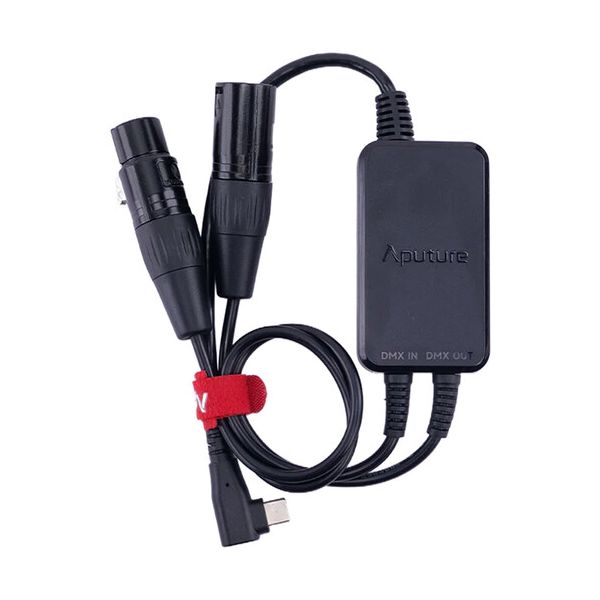 Aputure Active USB-C към 5-пинов DMX входен и изходен адаптер с монтажен комплект