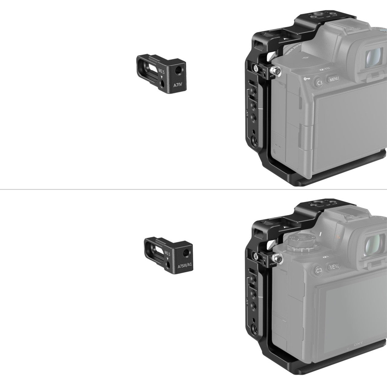 Половин клетка SmallRig за камера Alpha 7 IV/Alpha 7S III/Alpha 1/Alpha 7R IV