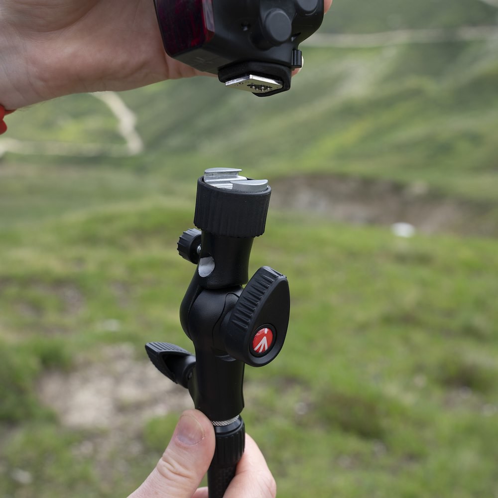 Държач за светкавица и чадър Manfrotto MLH1HS-2 Cold SHoe