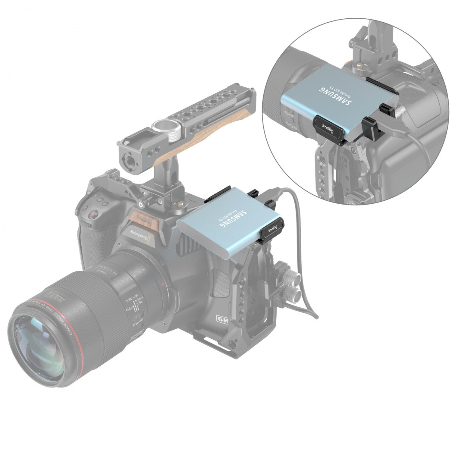 Клампа SmallRig T5/T7 SSD за BMPCC 6K PRO