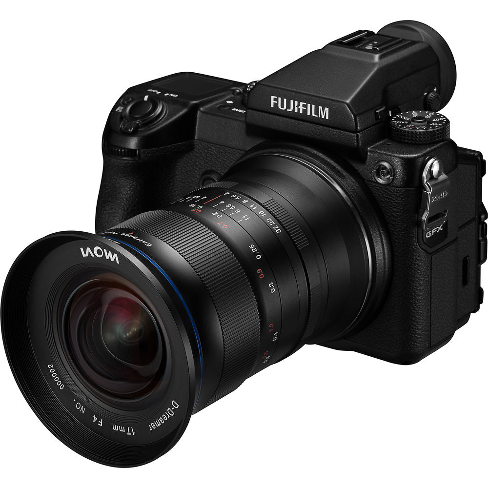 Обектив Laowa 17mm f4 GFX Zero-D за Fujifilm G