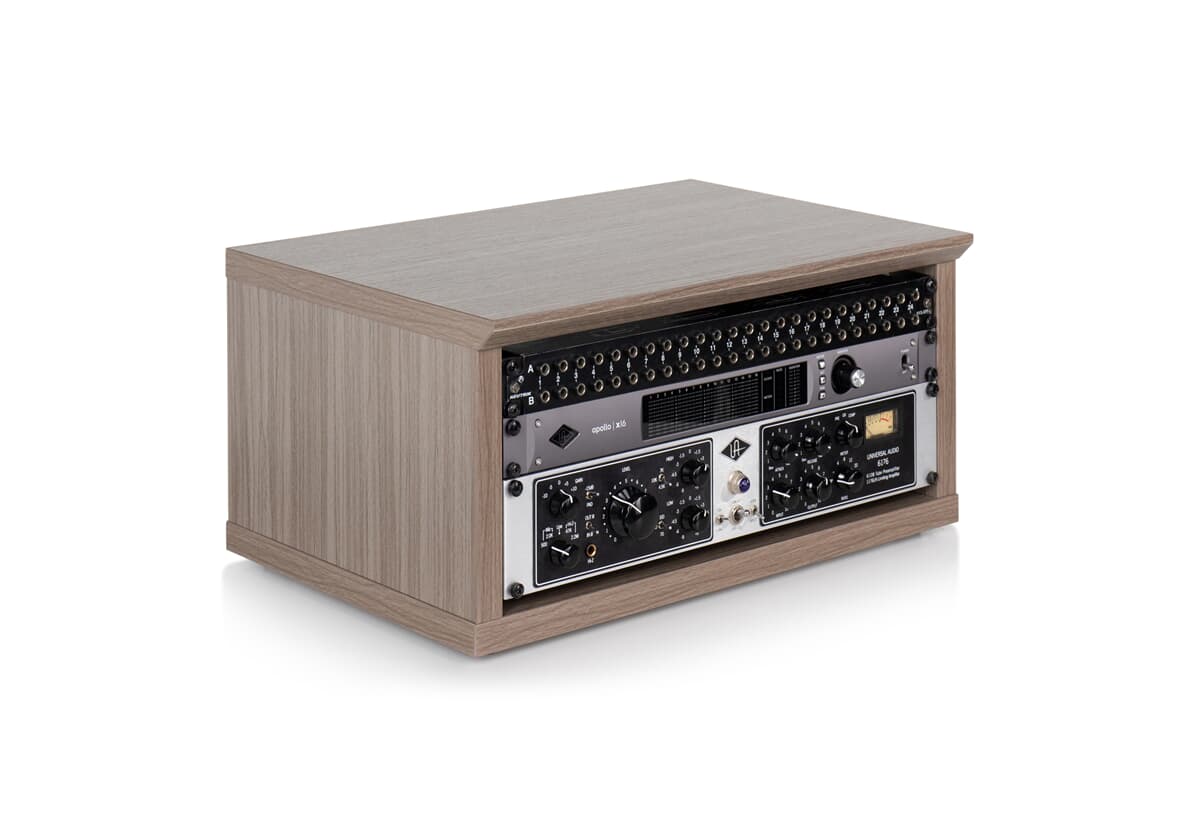 Рак шкаф Gator Frameworks Desktop 4U Studio Rack - сив