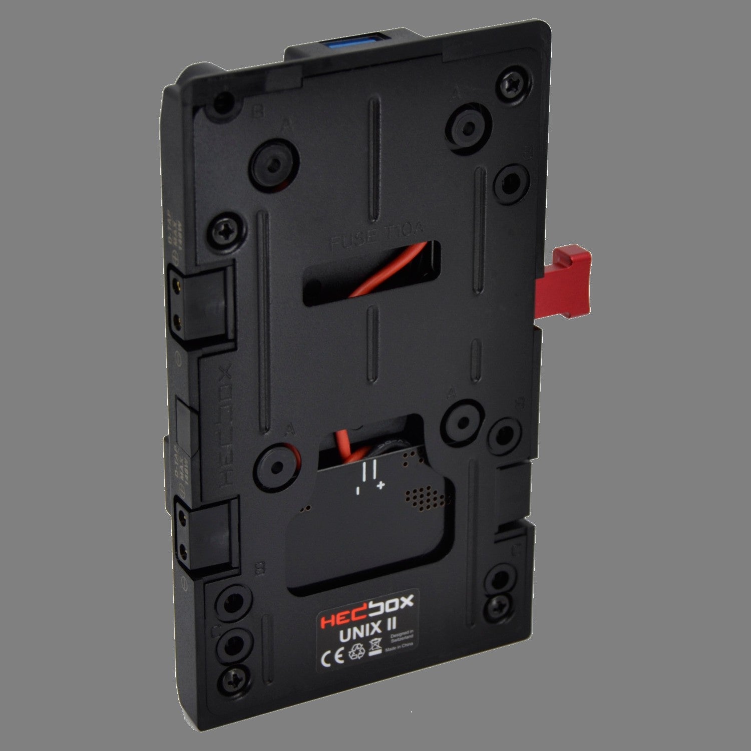 Hedbox V-Lock UNIX II Adaptor Plate 3 x D-Tap & USB 5V Power Out