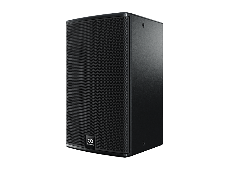 Optimal Audio Cuboid 10 cabinet speaker, 250w 8Ω in black, requires a mount