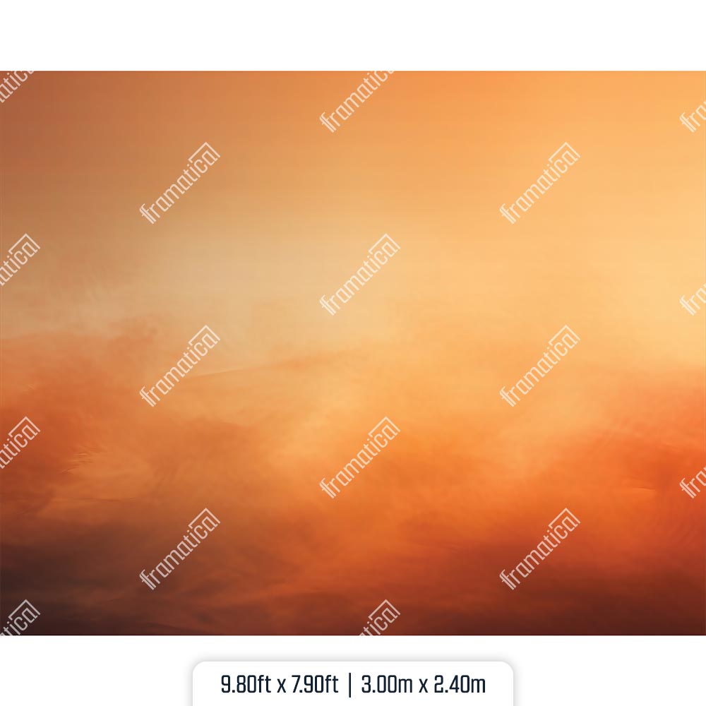Текстилен фон - Golden Sunset Glow - 3.00m x 2.40m